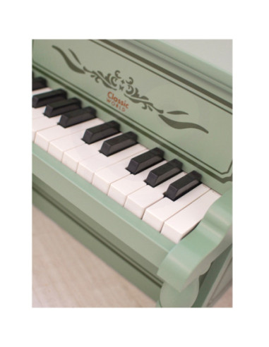 CLASSIC WORLD Pianinko Vintage + Książeczka do Nauki