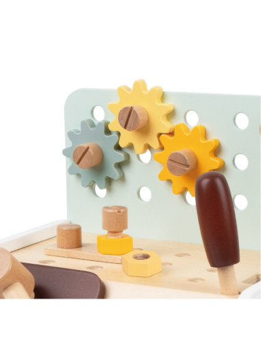 CLASSIC WORLD Drewniany Zestaw Narzędzi w Szafce