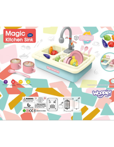 WOOPIE Zlewozmywak 2w1 Kuchnia Kran z Wodą