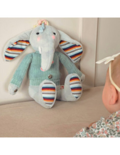 WOOPIE Elephant Cuddly Toy with Sound and Light for Children 2