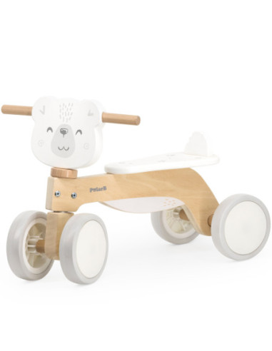 Viga Drewniany Rowerek Biegowy Trzykołowy