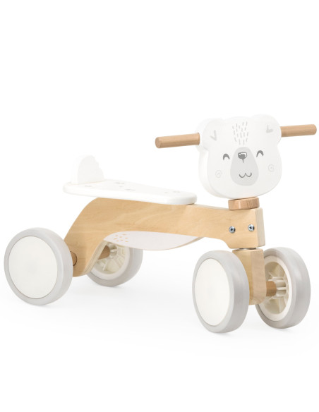 Viga Drewniany Rowerek Biegowy Trzykołowy