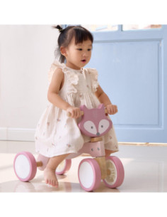 VIGA PolarB Drewniany Jeździk Lisek Miękkie Koła 2