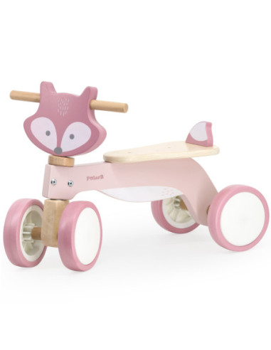 VIGA PolarB Drewniany Jeździk Lisek Miękkie Koła