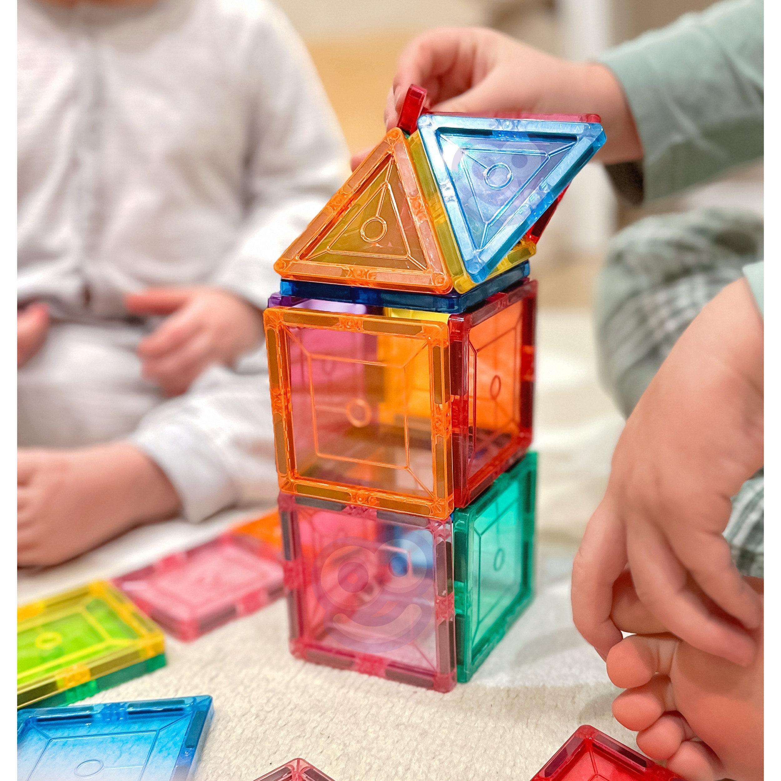 Magnetyczne klocki konstrukcyjne montessori 3d - 17 z 30