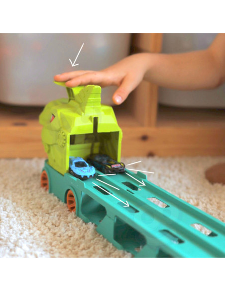 WOOPIE Zabawkowa Ciężarówka Dinozaur Tor dla Samochodzików