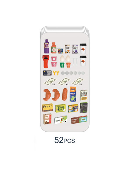 WOOPIE Interaktywny  Super Market dla Dzieci Akcesoria