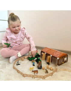 WOOPIE Zestaw Mały Farmer XL Figurki Gospodsrstwo 2