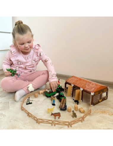 WOOPIE Zestaw Mały Farmer XL Figurki Gospodsrstwo