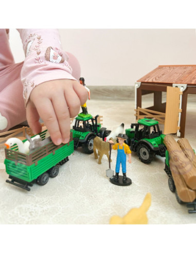 WOOPIE Zestaw Mały Farmer XL Figurki Gospodsrstwo