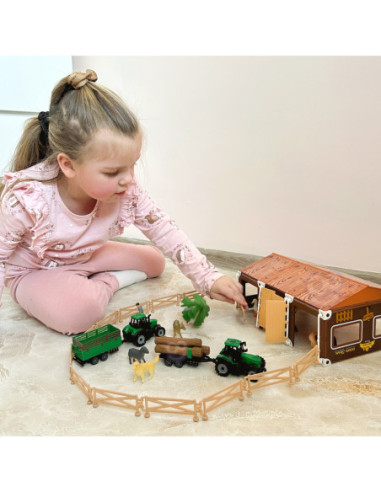 WOOPIE Zestaw Mały Farmer XL Figurki Gospodsrstwo