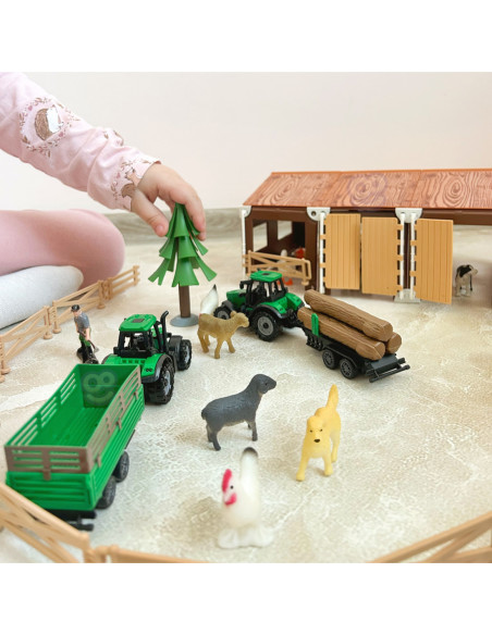 WOOPIE Zestaw Mały Farmer XL Figurki Gospodsrstwo