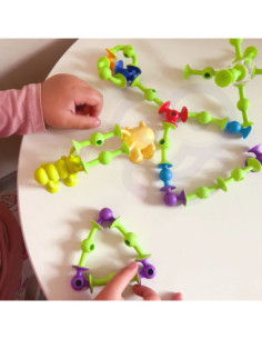 WOOPIE Klocki Konstrukcyjne z Przyssawkami - Zwariowane Zwierzaki 2