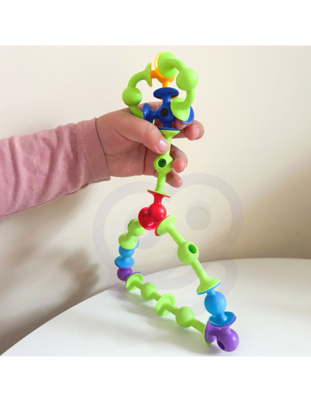 WOOPIE Klocki Konstrukcyjne z Przyssawkami - Zwariowane Zwierzaki