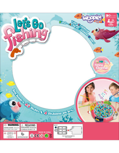 WOOPIE Łowienie Ryb Wędkowanie Gra Zręcznościowa 4 os.