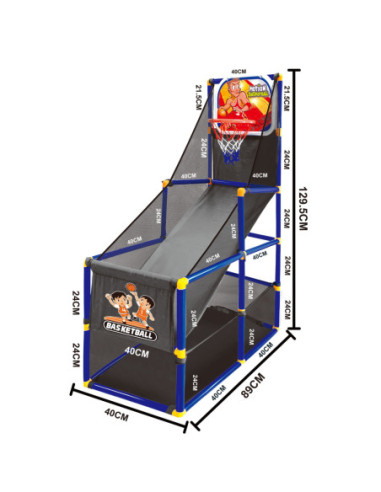 WOOPIE Stanowisko do Gry w Koszykówkę Basketball