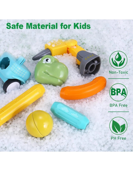 WOOPIE Klocki Magnetyczne Dinozaury- Konstrukcyjne