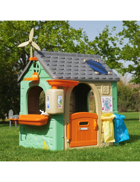 FEBER Domek ogrodowy Recycle Eco Segregacja Odpadów Zielona Energia