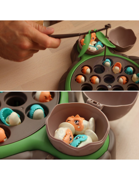 WOOPIE Gra Łowienie Dinozaurów Rybek