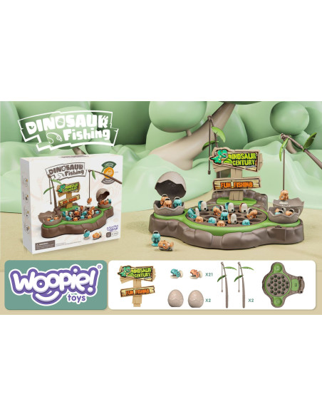 WOOPIE Gra Łowienie Dinozaurów Rybek