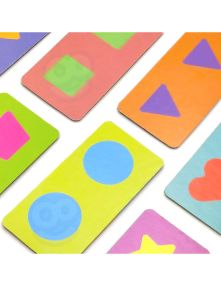 WOOPIE Gra Edukacyjna Transport Zwierzęta Puzzle Domino Montessori
