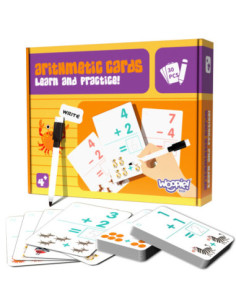 WOOPIE Karty Edukacyjne Fiszki Do Nauki Liczenia