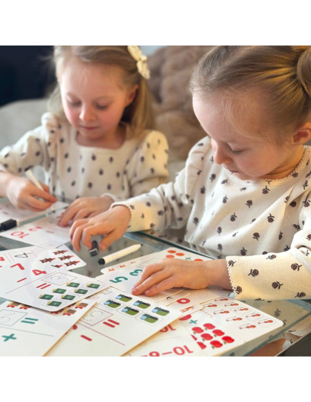 WOOPIE Karty Edukacyjne Fiszki Do Nauki Liczenia