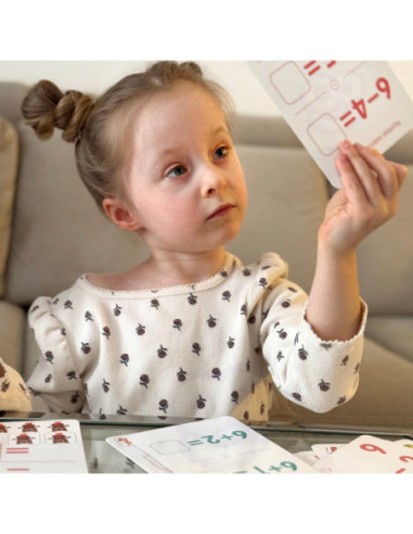 WOOPIE Karty Edukacyjne Fiszki Do Nauki Liczenia