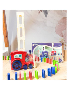 WOOPIE Elektryczna Ciuchcia Lokomotywa do Klocków Domino 2