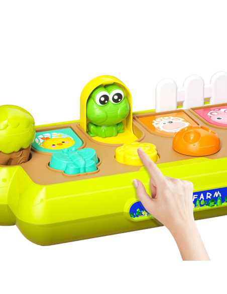 WOOPIE BABY Zabawka Edukacyjna Wyskakujące Zwierzątka Szczęśliwa Farma POP-UP