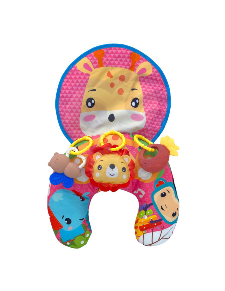 WOOPIE BABY Poduszka Rogal Interaktywna Mata Edukacyjna Grzechotka Gryzak