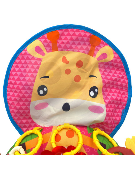 WOOPIE BABY Poduszka Rogal Interaktywna Mata Edukacyjna Grzechotka Gryzak