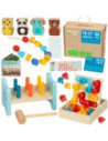 TOOKY TOY Box Pudełko XXL Montessori Edukacyjne 7w1 Sensoryczne 19-21 Mies.