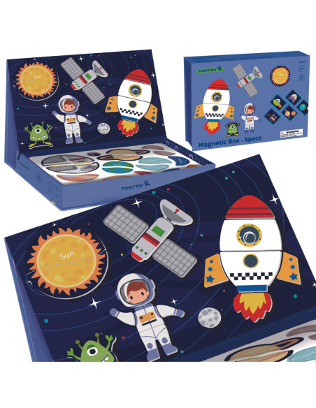 TOOKY TOY Układanka Magnetyczna Kosmos Puzzle