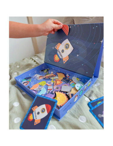 TOOKY TOY Układanka Magnetyczna Kosmos Puzzle