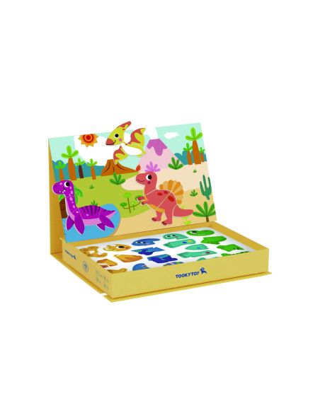 TOOKY TOY Układanka Magnetyczna Dinozaury Puzzle