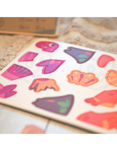 TOOKY TOY Układanka Magnetyczna Dinozaury Puzzle