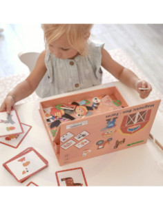 Magnetinė dėlionė Ūkis Farm TOOKY TOY – Edukacinės dėlionės vaikams 2