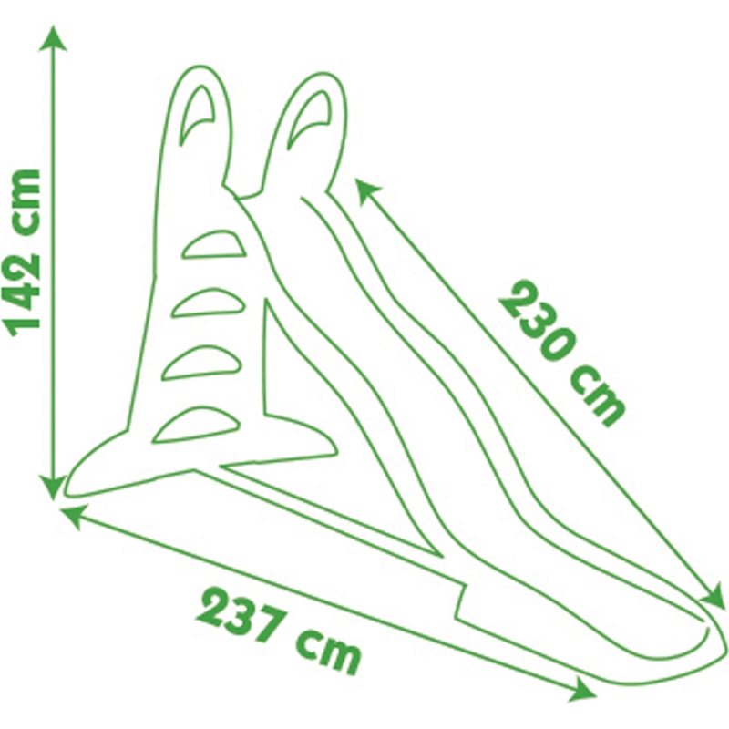 Zjeżdżalnia Ogrodowa XL 230 cm Smoby