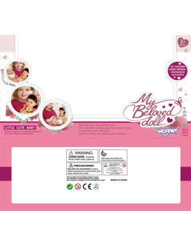 WOOPIE ROYAL Zestaw Opiekunka Lalka Bobas z Akcesoriami