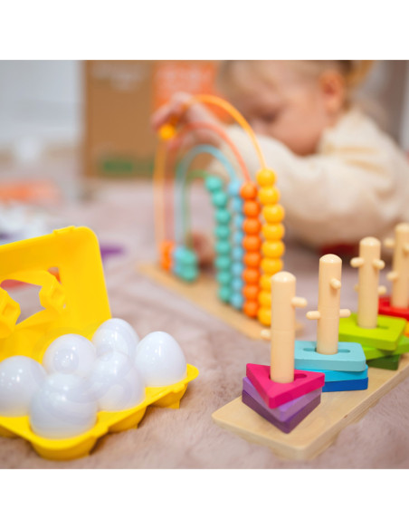 TOOKY TOY Box Pudełko XXL Montessori Edukacyjne 7w1 Sensoryczne 25-30 Mies.