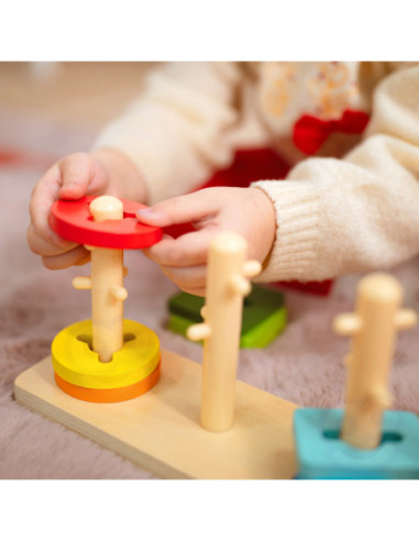 TOOKY TOY Box Pudełko XXL Montessori Edukacyjne 7w1 Sensoryczne 25-30 Mies.