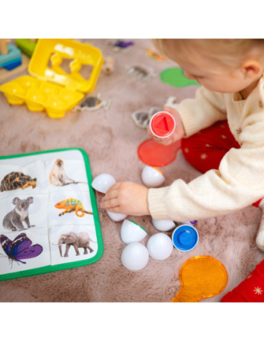 TOOKY TOY Box Pudełko XXL Montessori Edukacyjne 7w1 Sensoryczne 25-30 Mies.