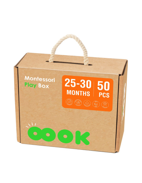 TOOKY TOY Box Pudełko XXL Montessori Edukacyjne 7w1 Sensoryczne 25-30 Mies.