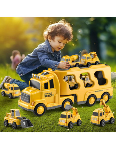 WOOPIE Laweta Drogowa zestaw 5 Aut - Pomoc Drogowa