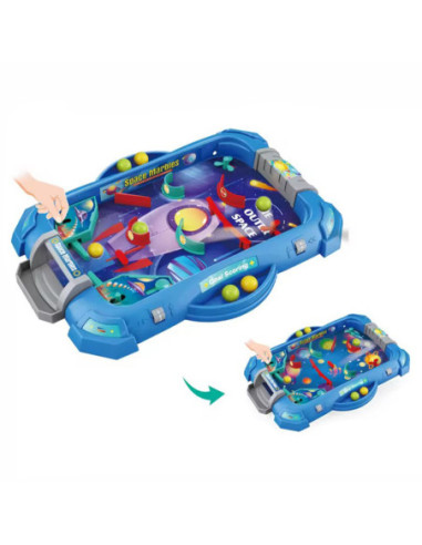 WOOPIE Gra Zręcznościowa Flipper " Kosmiczna Rozgrywka" 2w1