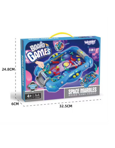 WOOPIE Gra Zręcznościowa Flipper " Kosmiczna Rozgrywka" 2w1