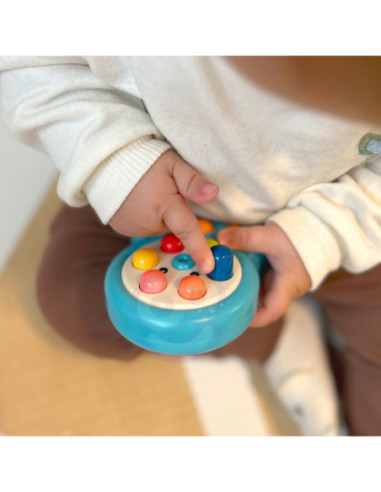 WOOPIE Gra Zręcznościowa Wbijanka Kreta Sznurek Ośmiornica Różowy 2w1