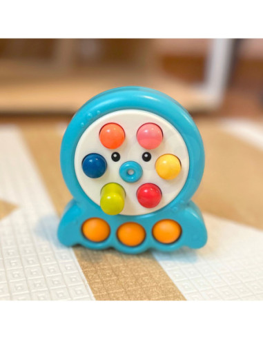 WOOPIE Gra Zręcznościowa Wbijanka Kreta Sznurek Ośmiornica Różowy 2w1