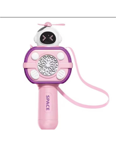 WOOPIE Maszyna Astronauta do Robienia Baniek Mydlanych Różowy